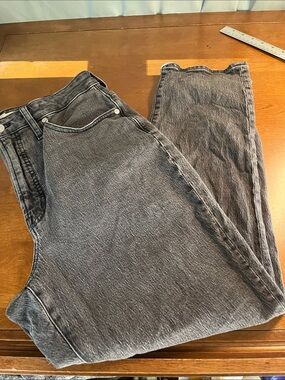 Madewell The Curvy Perfect Vintage Jean Washed Black Denim